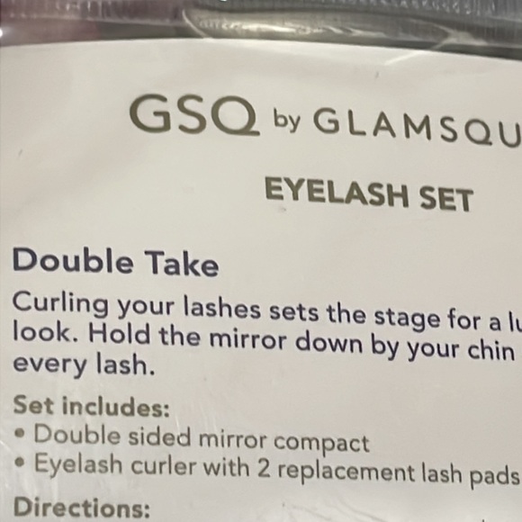 GSQ by Glamsquad Eyelash Set. NEW! Incudes Compact Mirror ,Curler & Replacements - Picture 3 of 5